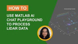 How to use MATLAB AI Chat Playground to process LIDAR data