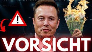 MUSK WARNT vor $ EXPLOSION!!