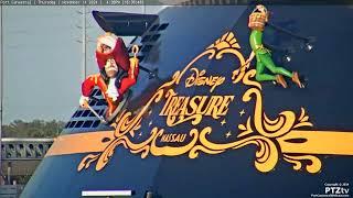 DISNEY TREASURE Departing Port Canaveral on 11/14/2024