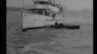 New York Harbor Police boat Patrol capturing pirates