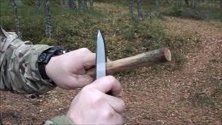 Сравнительный тест BeaverKnife Bushcraft 'CLASSIC', Casström No.10, T-Wood Андрея Титова. Лес Ч.III