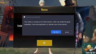 fix pubg update problem and out of virtual memory