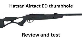 Hatsan Airtact thumbhole ED review and test