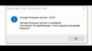 CM2 Dongle Firmware version outdated! problem solution