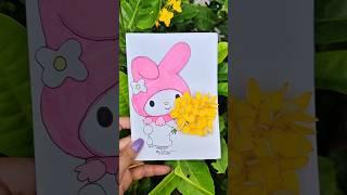 My MELODY ️ #satisfying #artwork #zhenhina #shorts #popular #flowers #makemerich #artfashion