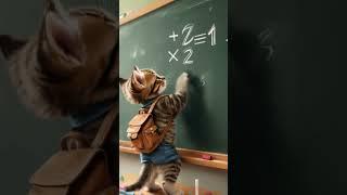 Cute kitten do match exercise #cute #diy #cat #handmade #design #catscatscats #catlike #cathouse