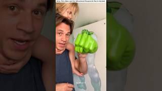 He fixes the hole in the wall  | #shortvideo
