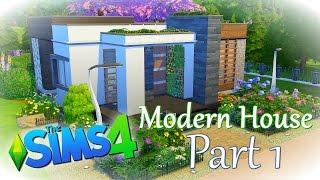 The Sims 4 Строительство: Современный дом | Часть 1 [Speed Building Modern house]