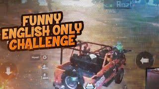 We try to speak in ENGLISH | Pubg Mobile FUNNY