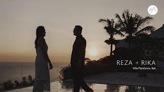 Villa Plenilunio Uluwatu Wedding| Reza & Rika | Bali Wedding Videography