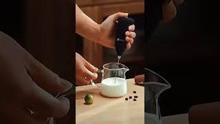 Transform Your Coffee Game with This Electric Handheld Milk Frother #aliexpresshome #amazonmusthaves