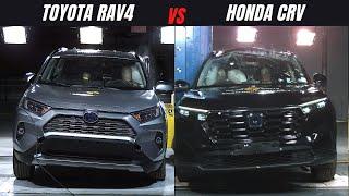 Toyota RAV4 vs Honda CR-V: Which SUV Survives BRUTAL Crash Tests?