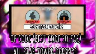 all star tower defense op code and summoning