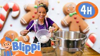 Meekah's Gingerbread Factory  | Blippi! | Preschool Learning | Moonbug Tiny TV