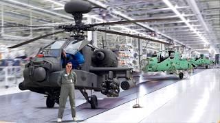 ▶️Apache FACTORYHelicopter Production: Bell HueyBoeing AH-64 Apache