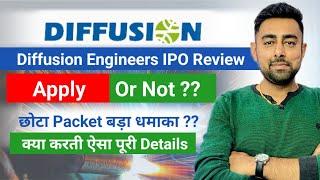 Diffusion Engineers IPO Review | Apply Or Not ?? | Jayesh Khatri