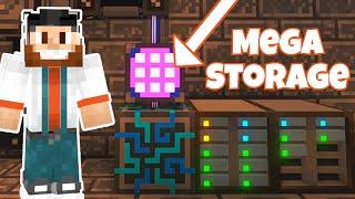 Learning how to make an ME storage System in Applied Energistics 2  All of Fabric 5 Episode 3.