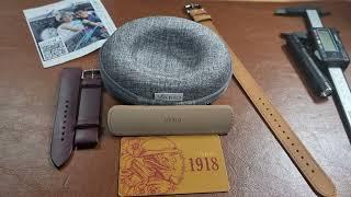 Unboxing  Vario 1918 WWI Pilot Brass Watch Cream Enamel Dial