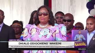 Nyasi mar dhialo wakeyni ne obagi e kaunti ma Homa Bay; notelne kod Mama Rachel Ruto