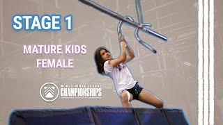 MATURE KIDS FEMALE | STAGE 1 | SEASON X | 2025 World Ninja League Championships