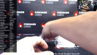 Live Sports Cards Breaks w/Firehand Cards!