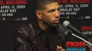 Winky Wright Vs. Paul Williams Los Angeles Presser (Goosen vs Golden Boy)
