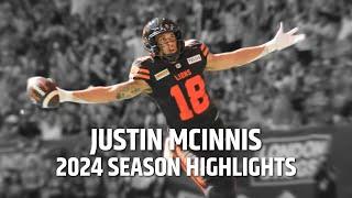 Justin McInnis 2024 CFL Highlights