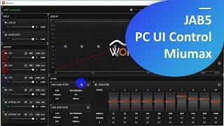 WONDOM ADAU1701 DSP JAB5 PC UI Control with ICP5