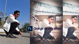 Orange moddy effect in Photoshop - Biswajit editz / Photoshop tutorial