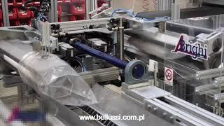 Bellussi | Półautomatyczna maszyna do rolowania i pakowania poduszek Easy Roll