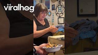 Mom Plays Recording of Her Farts at Christmas Dinner || ViralHog
