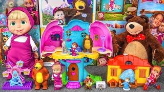 100 Minutes of Satisfying ASMR Unboxing  Adorable Masha and The Bear Tree House & Masha Dolls