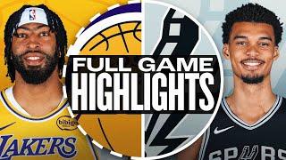 LAKERS at SPURS | FULL GAME HIGHLIGHTS | November 27, 2024