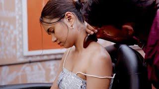 Master Cracker Fire Tok-Sen Shoulder and Back Massage ASMR | Indian Massage