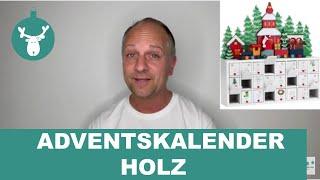 Holz Adventskalender zum Befüllen 2022: Unsere 5 Empfehlungen