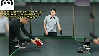 [table tennis]Xu Xin teaches you handling short balls that  is very useful for amateur players!