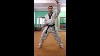 Taekwondo WTF. Блок Момтон Пакат Макки.