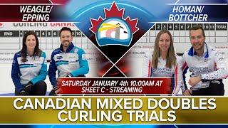 2025 Mixed Doubles Curling Trials - WEA/EPP vs HOM/BOT Semifinal