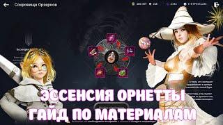 ЭССЕНЦИЯ ОРНЕТТЫ ГАЙД / ГДЕ ИСКАТЬ МАТЕРИАЛЫ / 4 ИЗ 5 / BLACK DESERT MOBILE