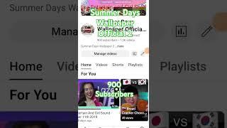 Summer Days Wallpaper Official 2 - 900 subscribers #shorts