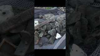 the amount of junk you find metal detecting scotland