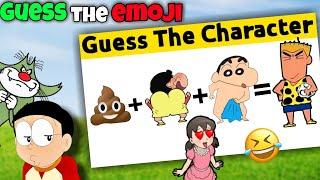 Shinchan And Nobita, Oggy Jack Guess The Emoji Challenge Gone Very Funny 