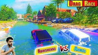 Abhishekkz Indian cars Vs @Anmol Indian Cars Water Drag Race GTA 5