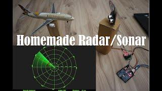 Homemade 360 degree Radar/Sonar with Arduino