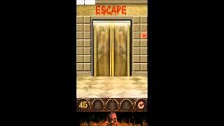 100 Doors Hell Prison Escape Level 45 - Walkthrough