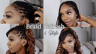 REFRESH FRENCH CURL BRAIDS | Ayya Hair | Chavi Allie