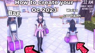 How to create your Oc 2023/part 18 Yandere Simulator Tutorial #yanderesimulator #tutorial #game