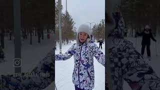 Looking for snowy day activities in Astana? #kazakhstan