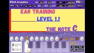 Ear training. Level 1.1 / The note C