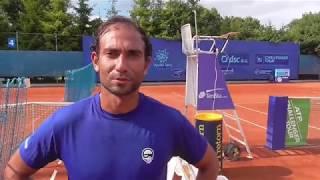 Poprad-Tatry Challenger 2018: 1R, interview, Mohamed SAFWAT (EGY) - Peter VAJDA (SVK) 6-1 6-1